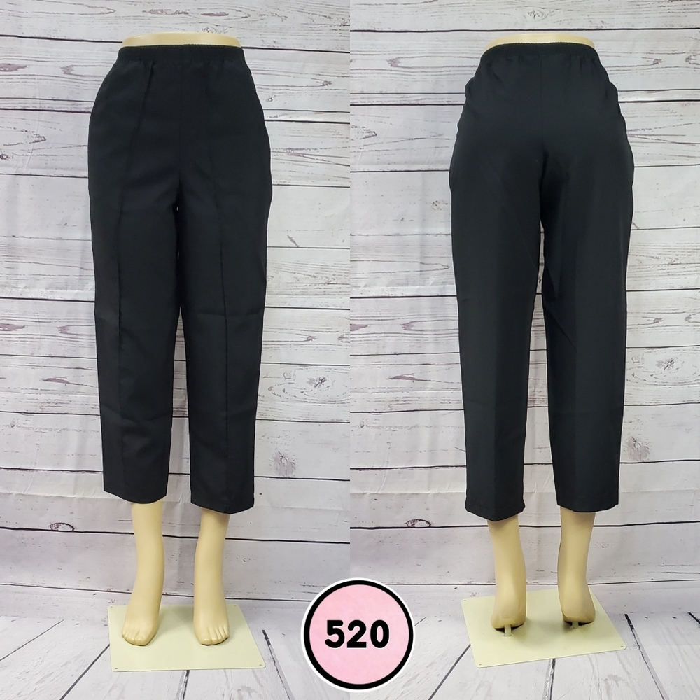 bend over medium black slacks ( 5 for $20 )
